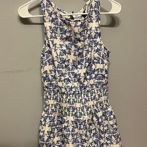 Universal Thread Blue and White Floral Dress